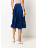 pleated mid skirt
