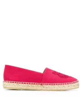 embroidered-logo espadrilles
