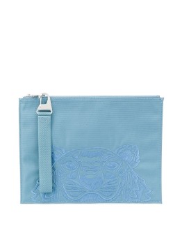 embroidered-motif clutch