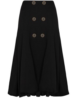 A-line midi skirt
