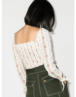 Ariana floral print blouse