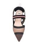 Colibrì FF motif slingback flats