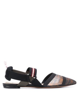 Colibrì FF motif slingback flats