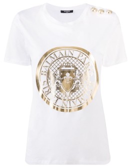 logo print T-shirt
