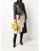 zip-up biker jacket
