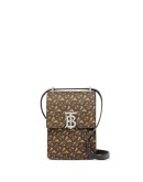Monogram Print E-canvas Robin crossbody bag