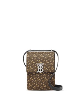 Monogram Print E-canvas Robin crossbody bag
