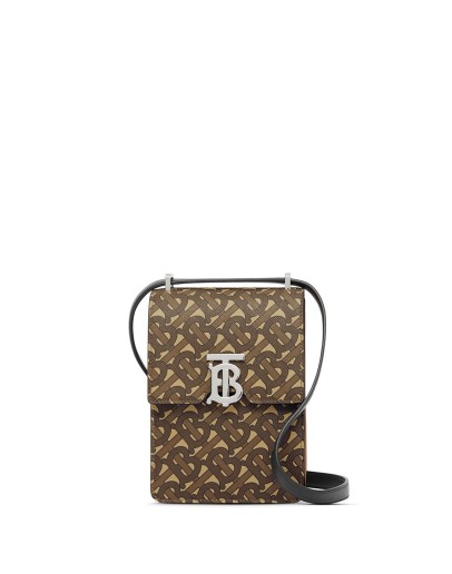 Monogram Print E-canvas Robin crossbody bag