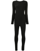 fitted silhouette jumpsuit