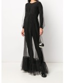 fitted silhouette jumpsuit