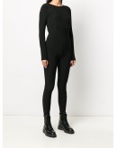fitted silhouette jumpsuit