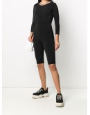 long-sleeve fitted jumpsuit