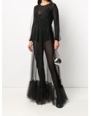 fitted sheer jumpsuit