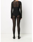 fitted sheer jumpsuit