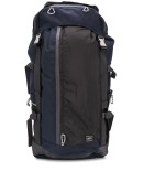 buckled multi-pocket backpack