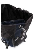 buckled multi-pocket backpack