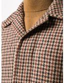 check single-breasted coat