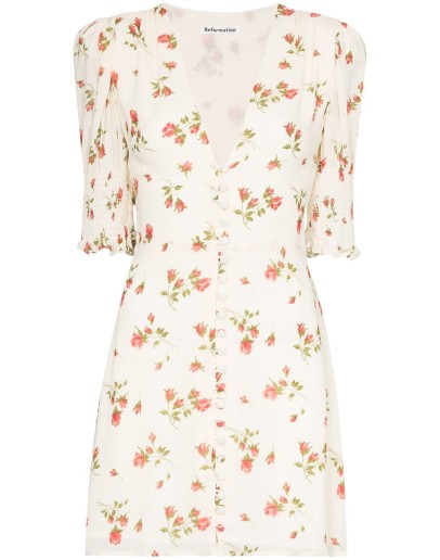 Alison floral-print mini dress