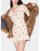 Alison floral-print mini dress