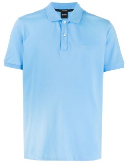 logo-embroidered polo shirt