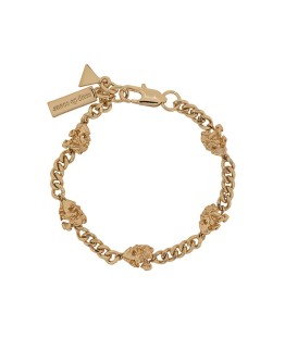 rock detail chain bracelet