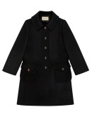 GG button peacoat