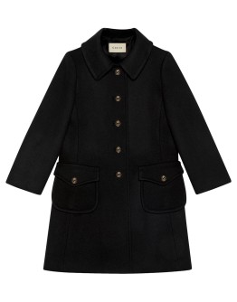 GG button peacoat