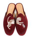 x Bing Xu embroidered loafer mules