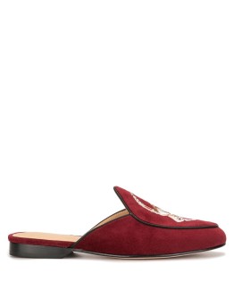 x Bing Xu embroidered loafer mules