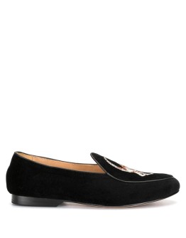 x Bing Xu embroidered loafers