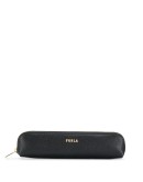 embossed logo make-up bag