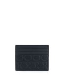 Gancini-embossed cardholder