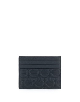 Gancini-embossed cardholder