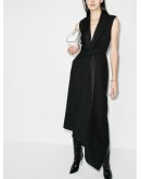 tailored asymmetric gown