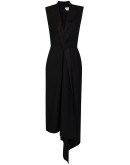 tailored asymmetric gown