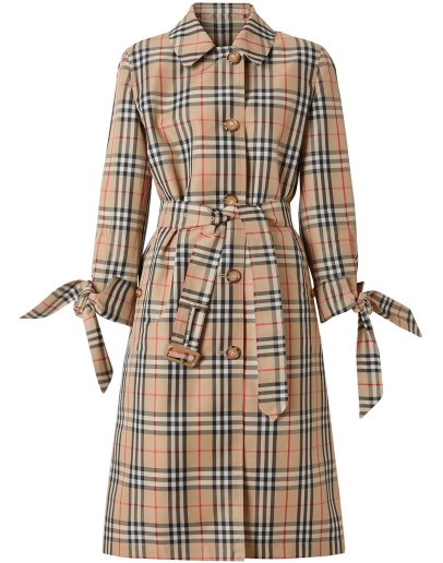 Vintage Check car coat