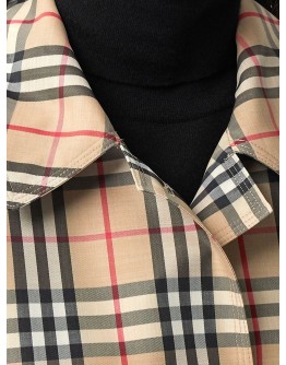 Vintage Check car coat