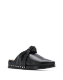 knot front stud detail mules