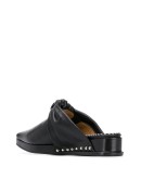 knot front stud detail mules