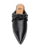 knot front stud detail mules