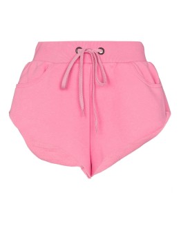 embroidered track shorts