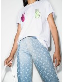 peace motif-print T-shirt