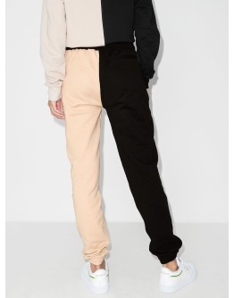 two-tone track pants