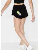 pill-print drawstring track shorts