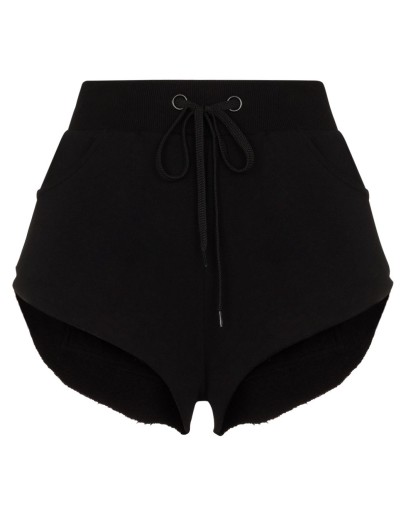 pill-print drawstring track shorts