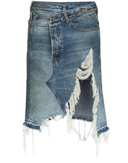 Norbury denim midi skirt
