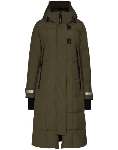 Elmwood long padded parka coat