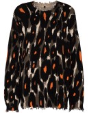 leopard oversized jumper