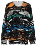snake oversized jumper