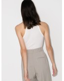 high neck racerback bodysuit